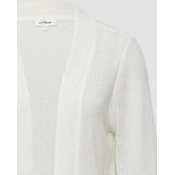 s.Oliver RED LABEL - Cardigan - Effen - Bouclé - Relaxed Fit - 3/4-Mouw