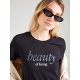 s.Oliver - Shirt - Zwart - Pailletten Tops