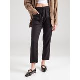 Capri Broeken - Effen - Linnen - Tapered - High Waist