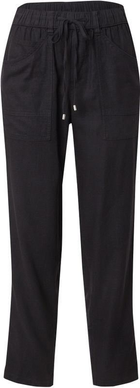 Capri Broeken - Effen - Linnen - Tapered - High Waist