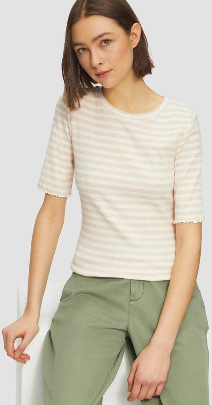 T-shirt - Zwart - Katoen - Slanke Pasvorm