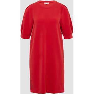 s.Oliver - Korte Scuba-Jurk - Rood - Scuba-Materiaal