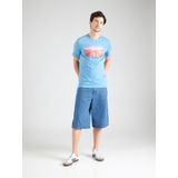 Shirt - Jersey - Ronde Hals - Motiefprint - Normale Pasvorm - Kwartmouw