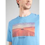 Shirt - Jersey - Ronde Hals - Motiefprint - Normale Pasvorm - Kwartmouw