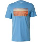 Shirt - Jersey - Ronde Hals - Motiefprint - Normale Pasvorm - Kwartmouw