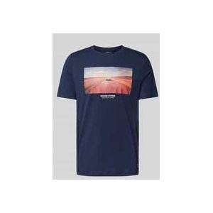 s.Oliver - T-shirt - Donkerblauw - Katoen