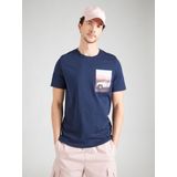 s.Oliver - T-shirt - Blauw - Katoen