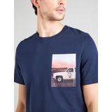 s.Oliver - T-shirt - Blauw - Katoen