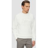 Sweater - Wit - Met Logoprint - Ronde Hals - Lange Mouwen