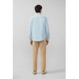 s.Oliver RED LABEL - Regular Fit - Jeansoverhemd - Mêlee - Katoenmix, Kentkraag, Lange Mouwen