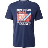 s.Oliver - T-shirt - Navy - Met Frontprint