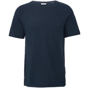s.Oliver - T-shirt - Donkerblauw - 100% Katoen - Regular Fit