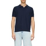s.Oliver - Poloshirt - Navy - Knoopsluiting - Normale Pasvorm