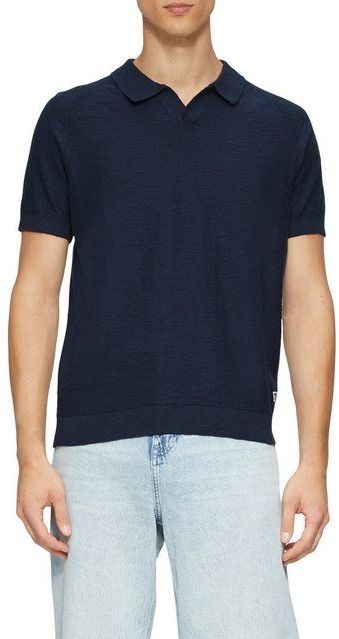 s.Oliver - Poloshirt - Navy - Knoopsluiting - Normale Pasvorm