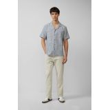 s.Oliver RED LABEL - Vrijetijdsoverhemd - All-over Motief - Katoen - Korte Mouwen