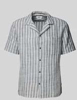 s.Oliver RED LABEL - Vrijetijdsoverhemd - All-over Motief - Katoen - Korte Mouwen