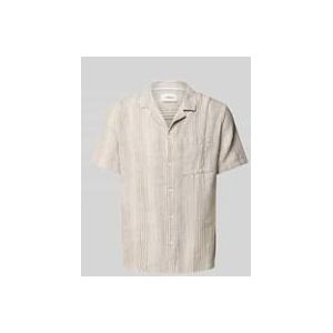 s.Oliver RED LABEL - Vrijetijdsoverhemd - Gestreept - Puur Katoen