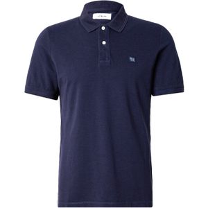 s.Oliver - Poloshirt - Navy - Katoen - Kwartmouw