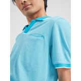 Piqué Polo - Tweekleurig - Katoen - Normale Pasvorm