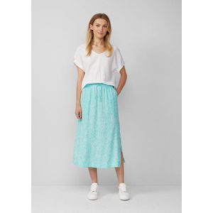 s.Oliver - Rock - Viscose - Midirok - All-over Print