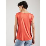 s.Oliver BLACK LABEL - Top - Koraalrood - Korte Mouwen - Viscose