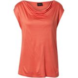 s.Oliver BLACK LABEL - Top - Koraalrood - Korte Mouwen - Viscose