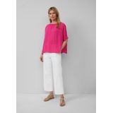 s.Oliver BLACK LABEL T-shirt Pink met Ronde Hals en Halve Mouwen van Jersey