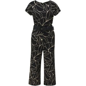 s.Oliver BLACK LABEL - Regular Fit - Jumpsuit - Multicolor - Gevlochten Riem