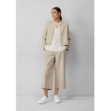 Blousetops - Semi-transparante Jacquard Top - Tuniekhalslijn - Normale Pasvorm