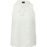 Blouse - Semi-Transparant - Jacquard - Tuniekhalslijn - Delicate Ruches