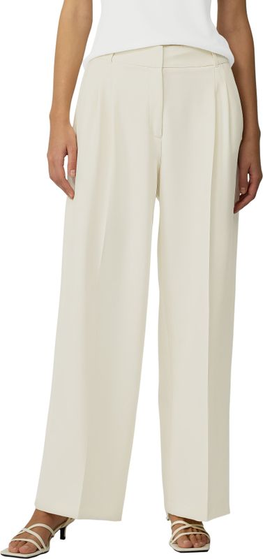 s.Oliver BLACK LABEL - Keperstofbroek - Elegante Broek - Extra Wijde Pijpen