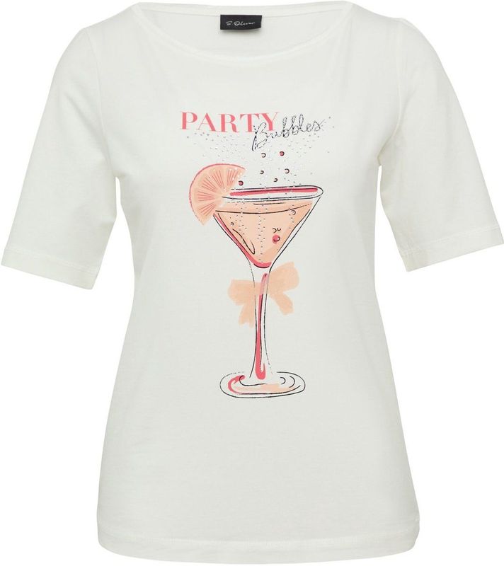 T-shirt - Jersey - Print Voorzijde - Sierstenen