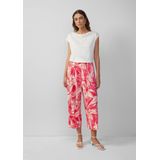 Culottes - Met Wijde Pijpen - Hoge Elastische Tailleband - All-over Print