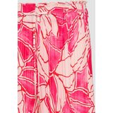 Culottes - Met Wijde Pijpen - Hoge Elastische Tailleband - All-over Print