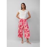 Culottes - Met Wijde Pijpen - Hoge Elastische Tailleband - All-over Print
