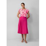 A-lijn Jurk - Viscose - Mouwloos - Ronde Halslijn - Afneembare Broche