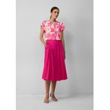 A-lijn Jurk - Viscose - Mouwloos - Ronde Halslijn - Afneembare Broche