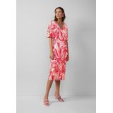 s.Oliver - Wikkeljurk - Satijn - V-hals - All-over Print