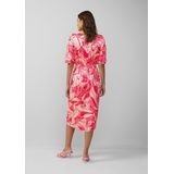 s.Oliver - Wikkeljurk - Satijn - V-hals - All-over Print