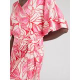 s.Oliver - Wikkeljurk - Satijn - V-hals - All-over Print