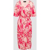 s.Oliver - Wikkeljurk - Satijn - V-hals - All-over Print