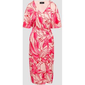 s.Oliver - Wikkeljurk - Satijn - V-hals - All-over Print