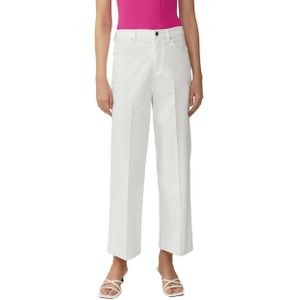 Q/S designed by - T-shirt - Wit - Katoen - V-hals - Korte Mouwen