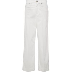 s.Oliver BLACK LABEL - Broek - Maat 42 - Vrouwen - 0200 WHITE -