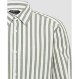 s.Oliver BLACK LABEL - Overhemd - Katoen - Blauw - Lange Mouwen