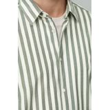 s.Oliver BLACK LABEL - Overhemd - Katoen - Blauw - Lange Mouwen