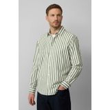 s.Oliver BLACK LABEL - Overhemd - Katoen - Blauw - Lange Mouwen