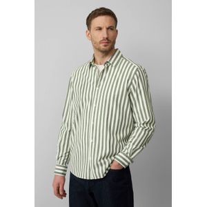 s.Oliver BLACK LABEL - Overhemd - Katoen - Blauw - Lange Mouwen