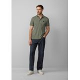 T-shirt - Effen - Katoen - Polokraag - Normale Pasvorm