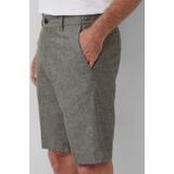 Bermuda - Korte Broek - Leinenmix - Lichtgrijs
